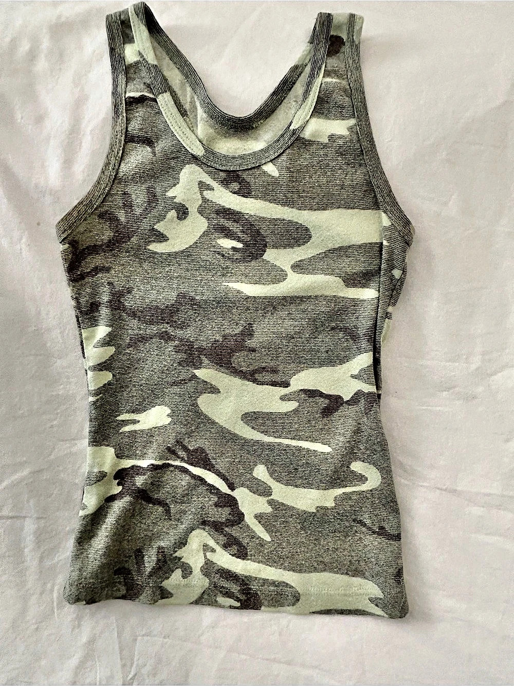 Camo Tank with Lightweight Windbreaker Vest Size XS-S